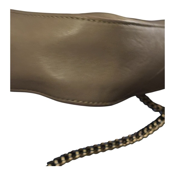 Jimmy Choo Starry Stud Crossbody – Taupe Leather & Chain Chic - Picture 5 of 11